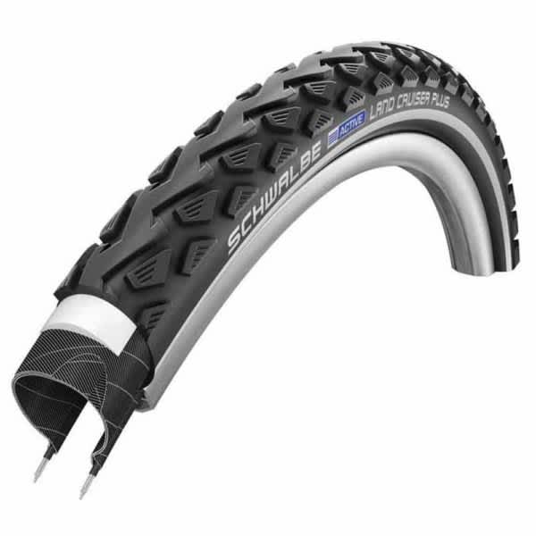 Schwalbe Покришка 26x2.00/50x559 LAND CRUISER PLUS P-Guard B/B+RT HS450 Green Compound — зображення 1