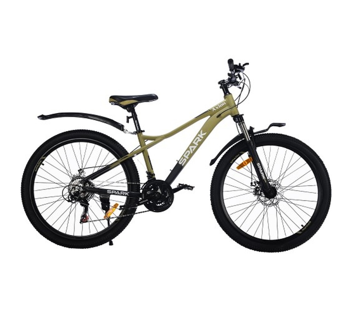 SPARK Велосипед 26 AXION, обладнання Shimano оливковий з чорним AL — зображення 1