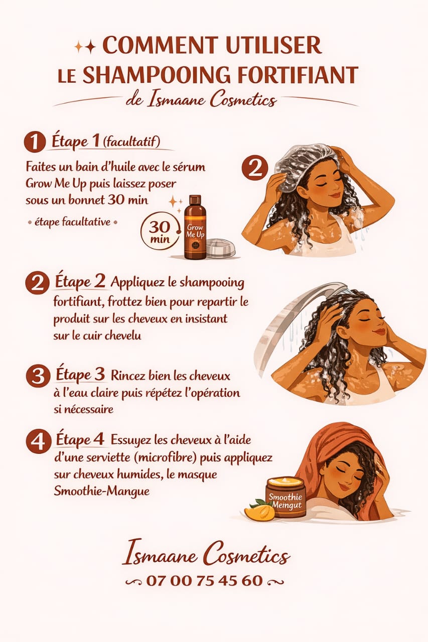 Guide d'utilisation de Shampooing Fortifiant