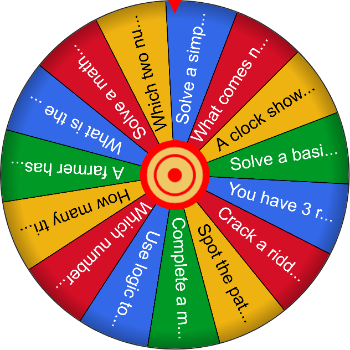 Brainy Math Wheel - SpinzyWheel