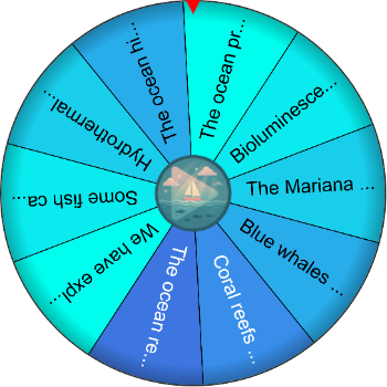 🌊 Ocean Wonders - Spinzywheel🐚