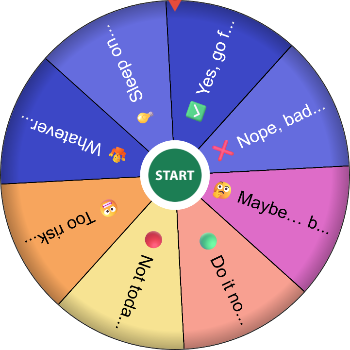 Should I Do It? – SpinzyWheel