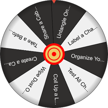 🔌✨ Cable Tidy Challenge - Spinzywheel 🔌✨