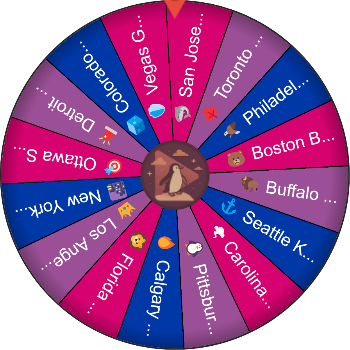 🌀 NHL Team Generator - SpinzyWheel 🌀
