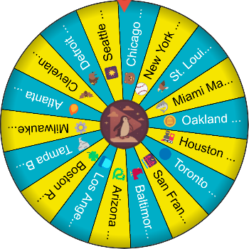 🌀MLB Team Generator - SpinzyWheel 🌀