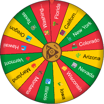 🌀Random U.S. State Selector - SpinzyWheel 🌀