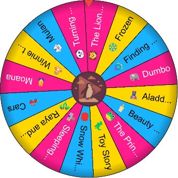 Disney Movie Picker – SpinzyWheel