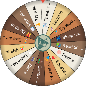 Bucket List Spinner – SpinzyWheel