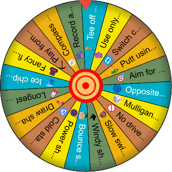🌀  Golf Challenge Spin Wheel - SpinzyWheel 🌀