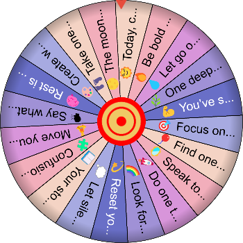 🌀 Mood & Motivation SpinzyWheel 🌀