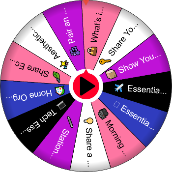 👜✨ Essential Items Content Ideas - Spinzywheel 👜✨