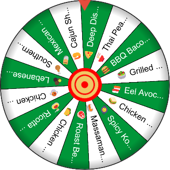 🌀 Ultimate Dinner Spinner – What to Eat Tonight? 🌀