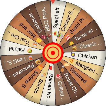 🌀SpinzyWheel: What to Eat for Dinner 🌀