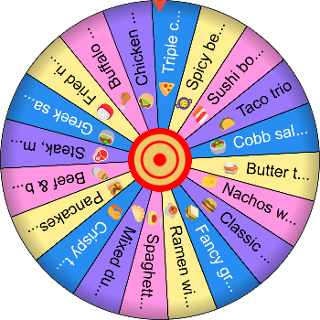 🌀Spin to Dine – The Dinner Game – SpinzyWheel 🌀