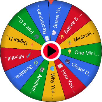 🤍✨ Minimalism & Decluttering Content Ideas - Spinzywheel 🤍✨