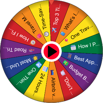 🌍✈️ Travel Planning & Travel Tips – Spinzywheel 🧳🗺️