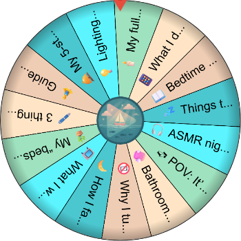 🌙🛏 Sleep & Night Routine Content – Spinzywheel