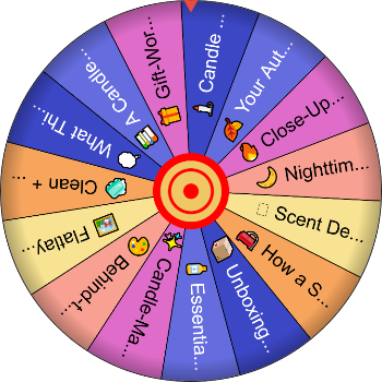 🕯️ Candle & Scent Content - SpinzyWheel