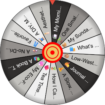 🌍 Eco-Friendly & Slow Living – SpinzyWheel