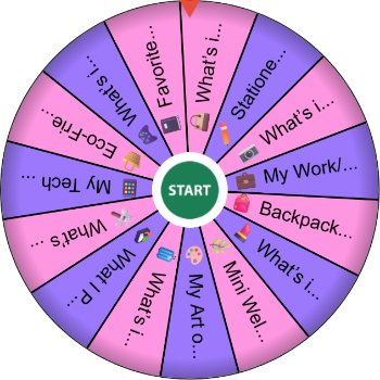 🎒 What’s In My Bag / Kit - SpinzyWheel