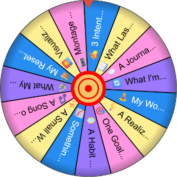 📅 Monthly Intentions & Reflection - SpinzyWheel