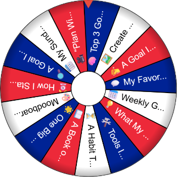 🎯 Goal Setting & Vision Board – SpinzyWheel