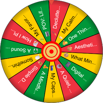 🧺 Minimalism & Simple Living – SpinzyWheel