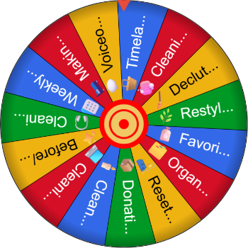 🧼 Cleaning & Decluttering – SpinzyWheel