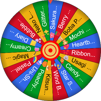 🌀 Kawaii Color Wheel – SpinzyWheel 🌀