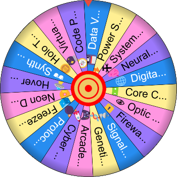 🌀 Neon Circuit Wheel – SpinzyWheel 🌀