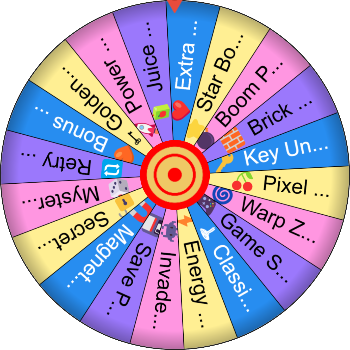 🌀 Pixel Power-Up Wheel – SpinzyWheel 🌀