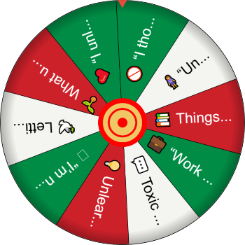 🛑 “What I’ve Unlearned” – SpinzyWheel