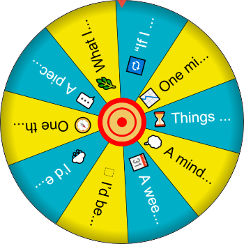 🔁 “If I Could Restart This Year” – SpinzyWheel