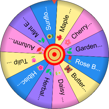 🌀 Mystical Garden Wheel SpinzyWheel 🌀