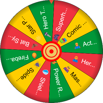 🌀 Superhero Spin Wheel SpinzyWheel 🌀