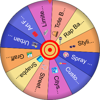 🌀 Urban Street Art Wheel SpinzyWheel 🌀