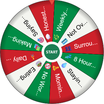 ✨ My Current Non-Negotiables – Spinzywheel