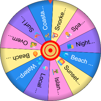 Sunny Getaways SpinzyWheel