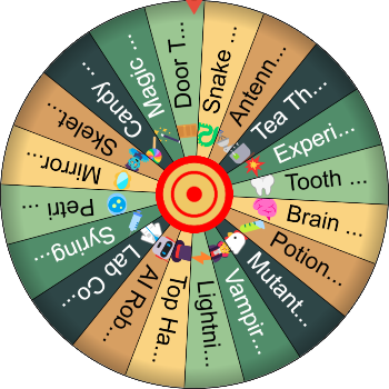 🌀 Haunted Mad Lab SpinzyWheel 🧪👻⚡ 🌀