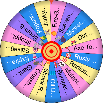 ☢️ Post-Apocalyptic Carnival SpinzyWheel 🎡💀🛠️