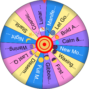 🌀 Phases of the Moon Oracle SpinzyWheel 🌀