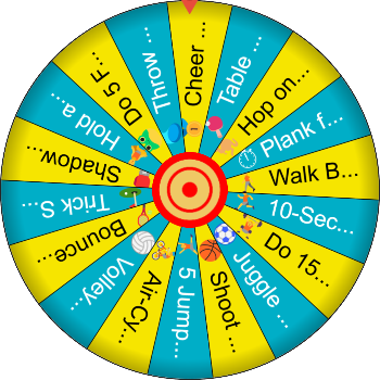 🌀 Sports Challenge SpinzyWheel 🌀