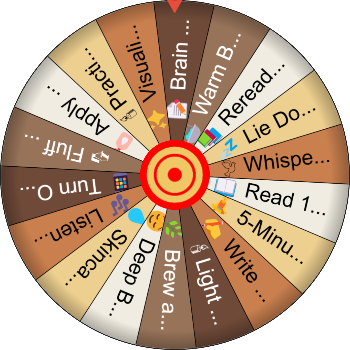 🌀 Night Routine SpinzyWheel 🌀