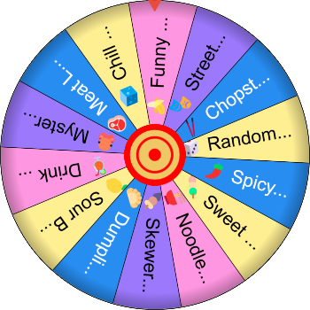 🌀 Street Food Adventure SpinzyWheel 🌀