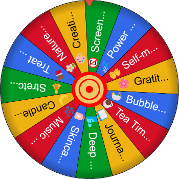 🌀 Relax & Self-care SpinzyWheel 🌀