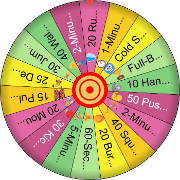 🌀 Random Fitness Challenge SpinzyWheel 🌀