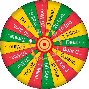 🌀Random Fitness Challenge SpinzyWheel🌀