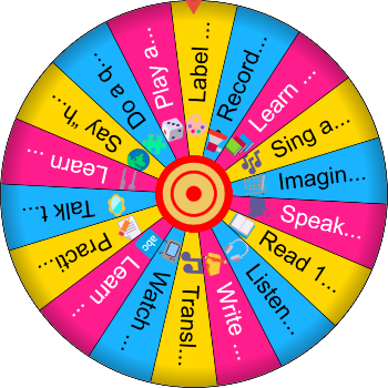 🌀 🌍 Random Language Learning SpinzyWheel 🌀