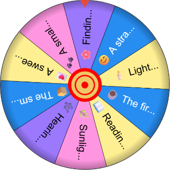☀️ Tiny Joys That Brighten My Day – Spinzywheel