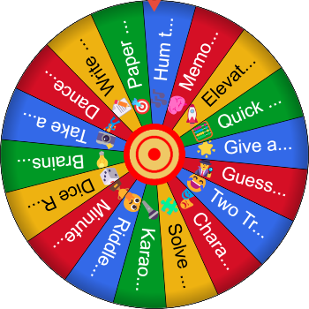🌀 Indoor Team Games SpinzyWheel 🌀